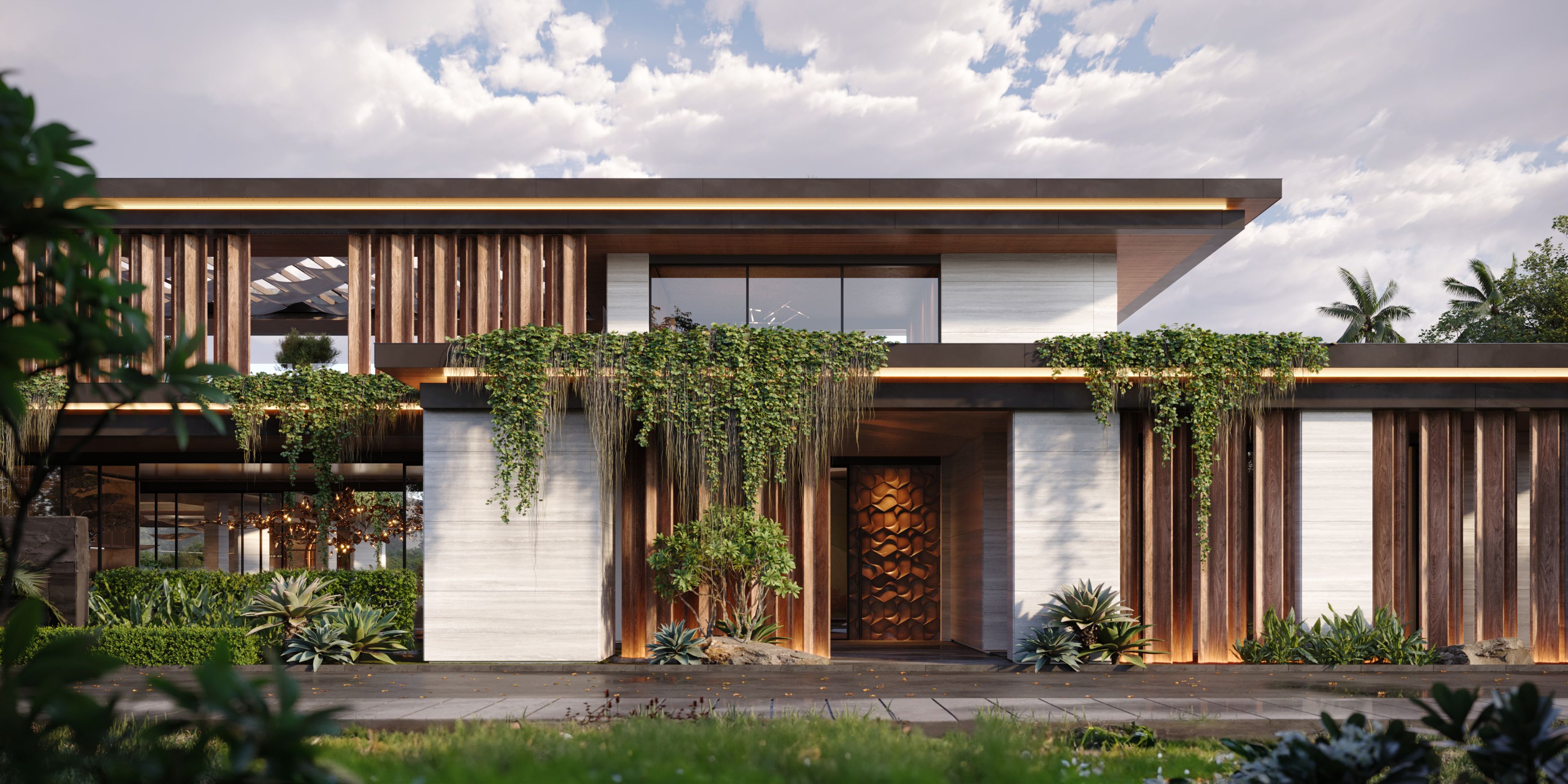 Luxury mansion in India: project by architectural bureau Studia 54