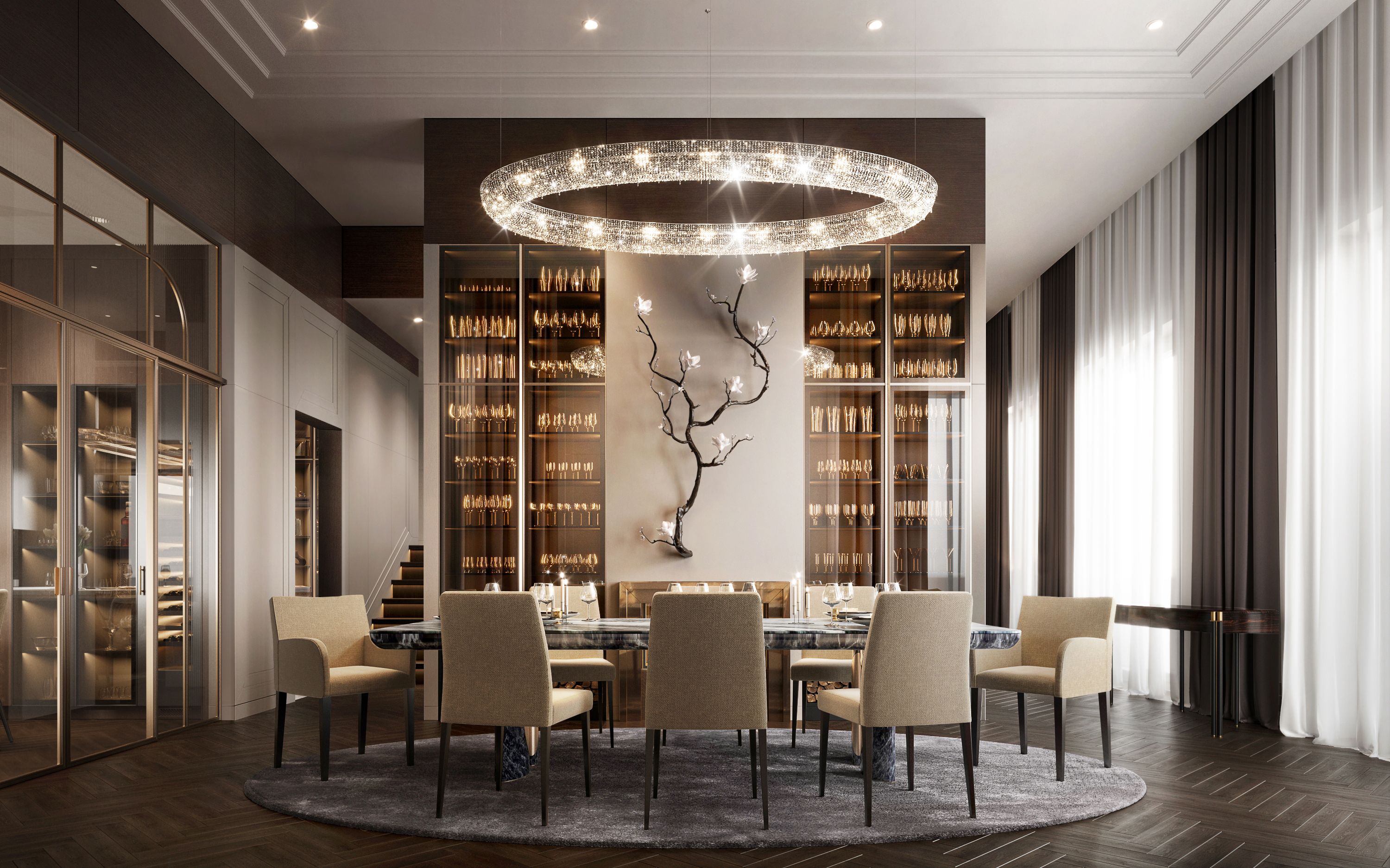 Design of elite apartment in modern style in Moscow by Studia 54