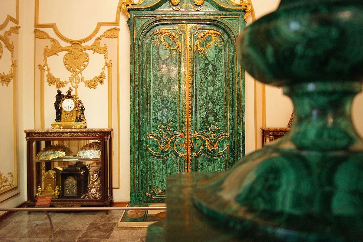 Малахитовая комната в Эрмитаже. Источник: музей Эрмитаж