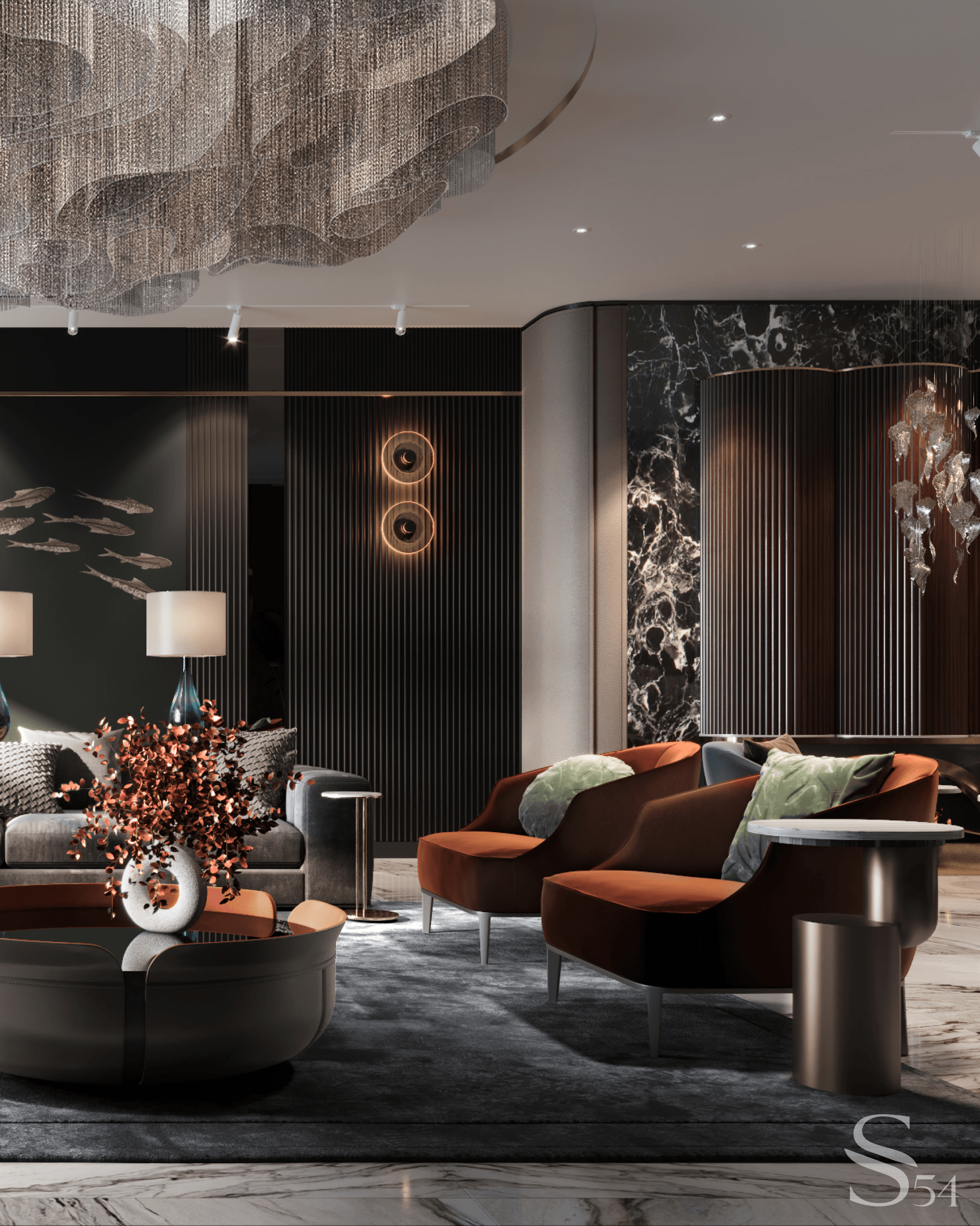 Interior of a duplex apartment in Beijing | Studia 54