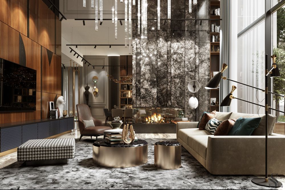 Premium luxury interior in a country house by Studia 54