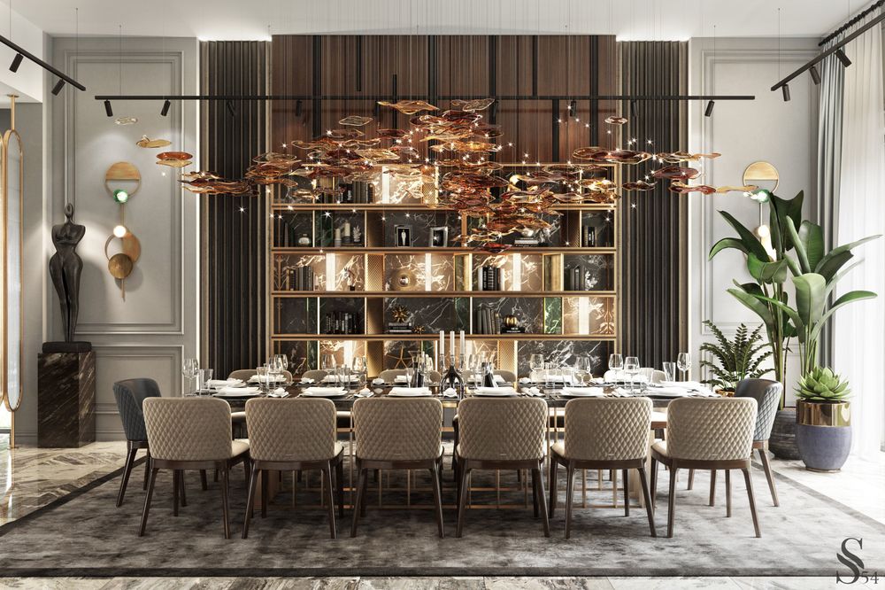 Premium luxury interior in a country house by Studia 54