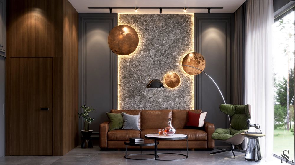 Premium luxury interior in a country house by Studia 54