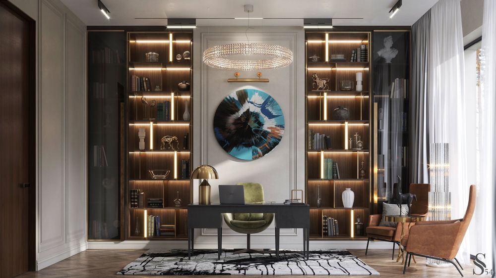 Premium luxury interior in a country house by Studia 54