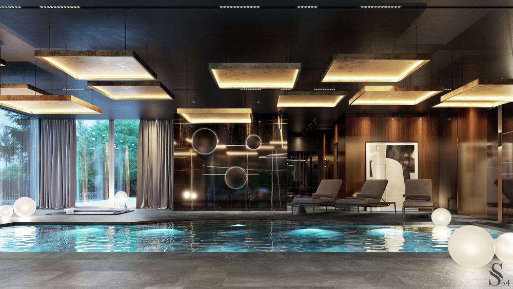 Premium luxury interior in a country house by Studia 54