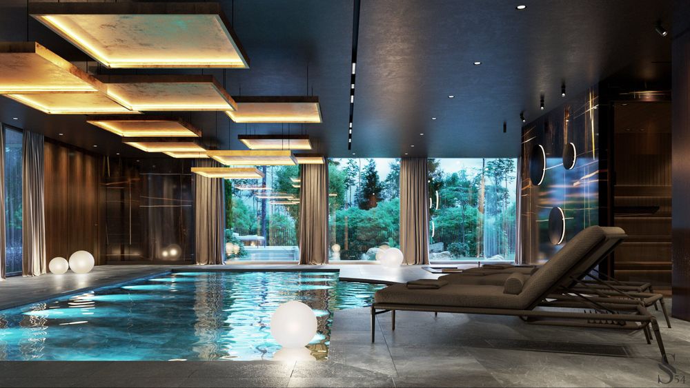 Premium luxury interior in a country house by Studia 54