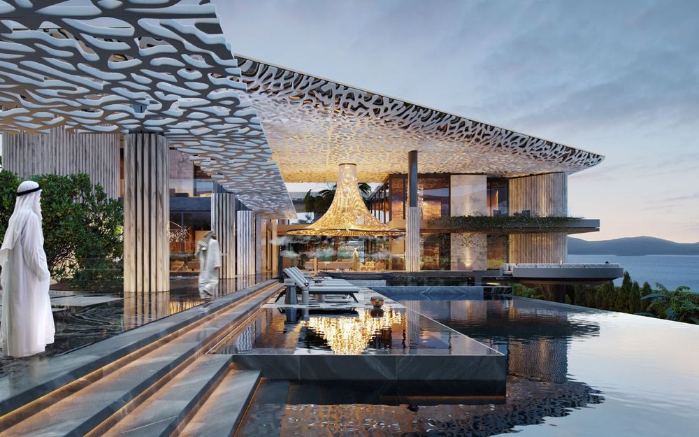 Residential project integrating ethnic motifs in Qatar