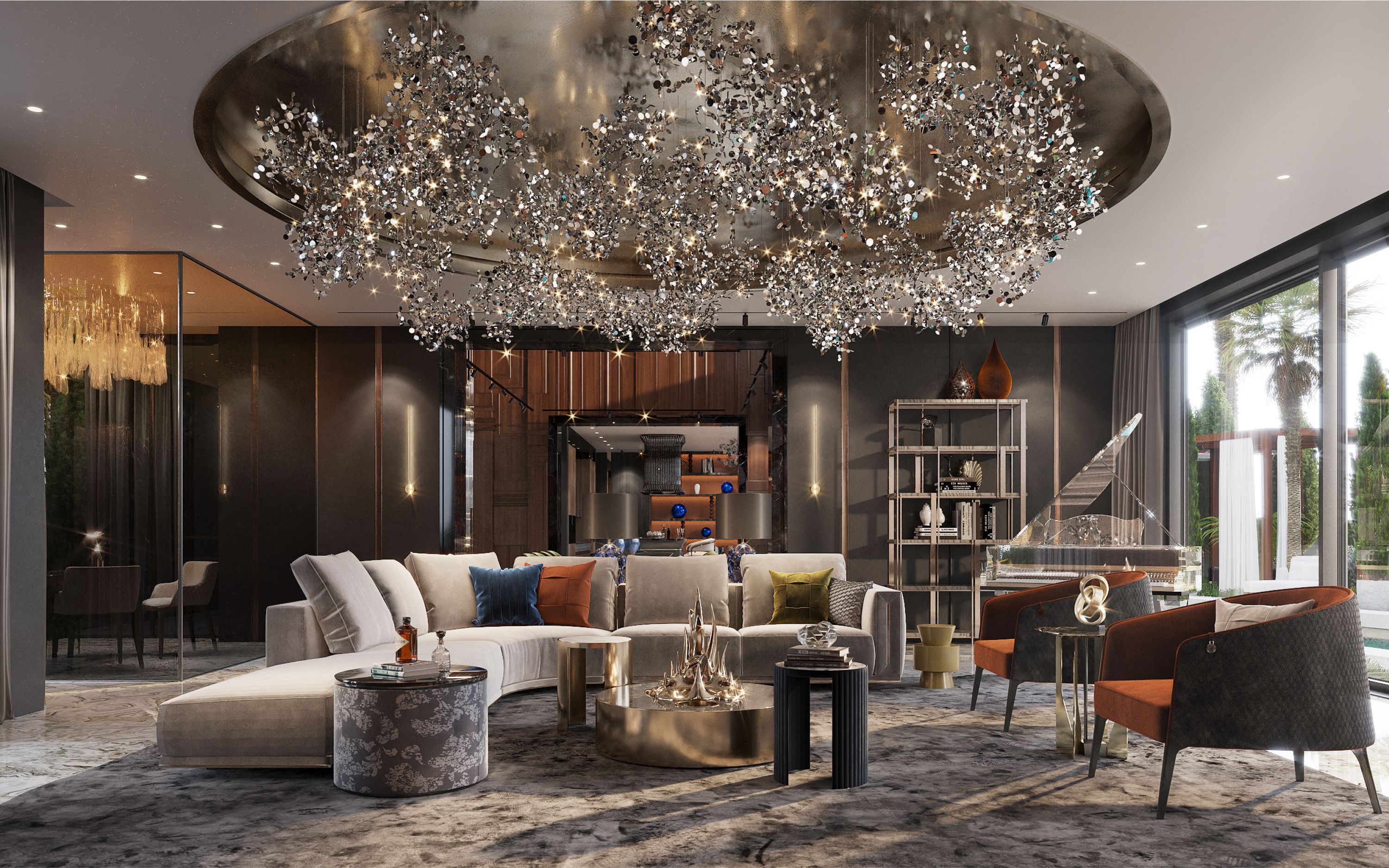 Interior design of elite villa in Dubai by Studia 54