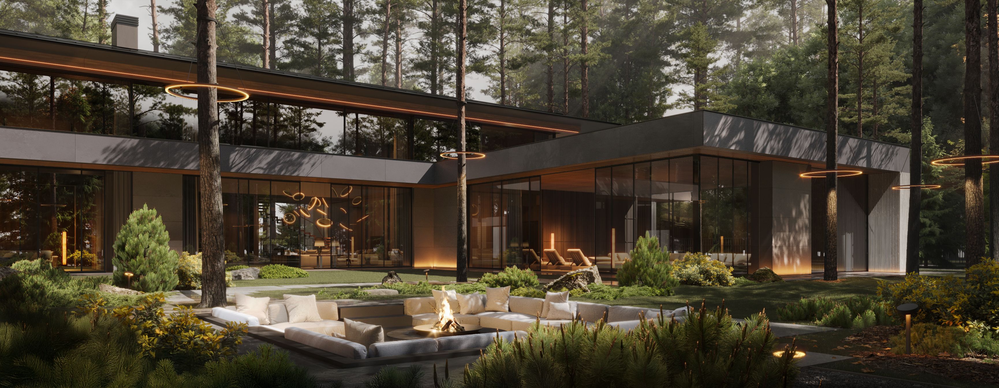 Architectural project of an elite residence in the luxury village by Studia 54