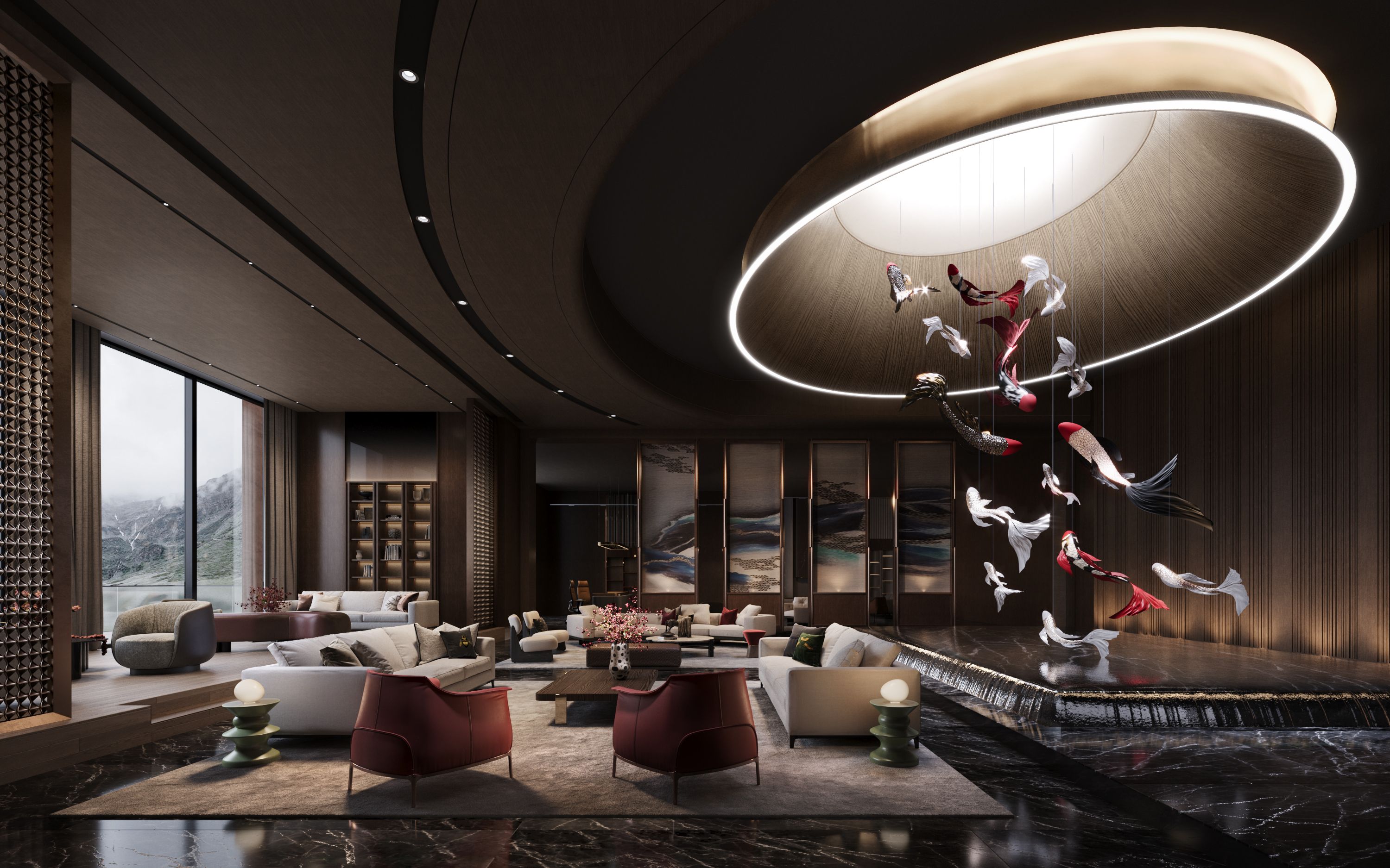 Elite design project for the hotel in Courchevele