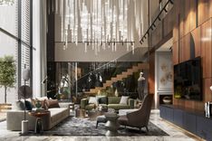 Premium luxury interior in a country house by Studia 54