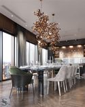 Обеденная группа представлена Minotti и Gallotti&Radice