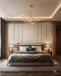 Style of a guest bedroom in the design project