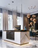 Дорогой современный дизайн интерьера от Studia 54 для коттеджа в КП Лазурный Берег
