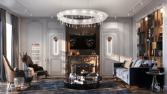 Elegant chandelier Manooi