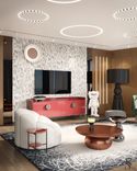 Modern expensive interior design in view apartments by Studia 54