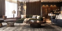 Exquisite apartment interior in Moscow