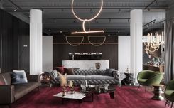 Люксовый интерьер апартаментов от Studia 54 в Москве