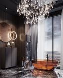 Modern expensive interior design in view apartments by Studia 54