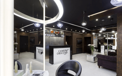 Interior design of a beauty salon